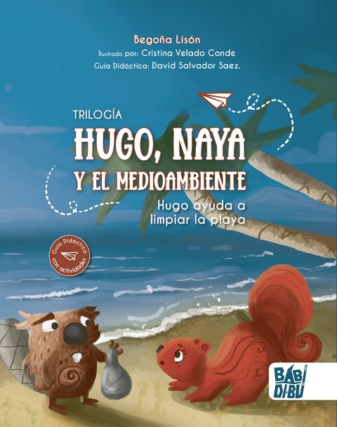 Hugo ayuda a limpiar la playa - Bego&ntilde;a Lis&oacute;n