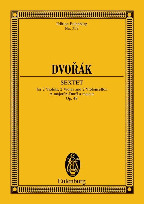 Sextet A major - Anton&iacute;n Dvoř&aacute;k