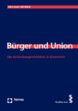B&uuml;rger und Union - Melanie Wiener