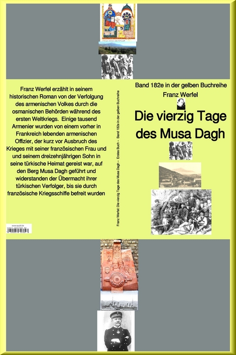 Franz Werfel: Die vierzig Tage des Musa Dagh - Band 182e in der gelben Buchreihe - bei Jürgen Ruszkowski -  Franz Werfel