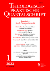 Gesundheit - Begriff, Ph&auml;nomen, Konstrukt