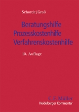 Beratungshilfe/Prozesskostenhilfe/Verfahrenskostenhilfe - Armin Schoreit, Ingo Michael Gro&szlig;