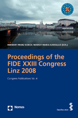 Proceedings of the FIDE XXIII Congress Linz 2008 - 