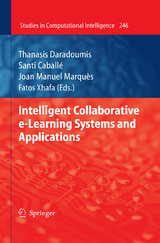 Intelligent Collaborative e-Learning Systems and Applications - 