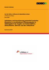 Aufnahme und Anreicherung potentiell toxischer Elemente in verschiedenen Pflanzenspezies in Abh&auml;ngigkeit der Zugabe von Bodenadditiva (Kl&auml;rschlamm, G&auml;rrest) und der Anbauform - Dominic Schirmer