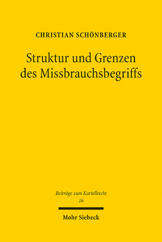 Struktur und Grenzen des Missbrauchsbegriffs