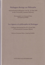 Heideggers Beitr&auml;ge zur Philosophie /Les Apports &agrave; la philosophie de Heidegger - 