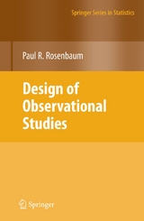 Design of Observational Studies - Paul R. Rosenbaum