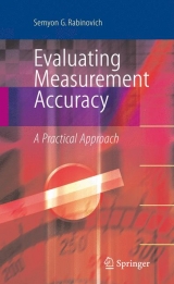 Evaluating Measurement Accuracy - Semyon G. Rabinovich, Michael Rabinovich