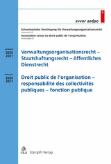 Verwaltungsorganisationsrecht - Staatshaftungsrecht - &ouml;ffentliches Dienstrecht / Droit public de l'organisation - responsabilit&eacute; des collectivit&eacute;s publiques - fonction publique - 