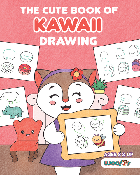 The Cute Book of Kawaii Drawing -  Woo! Jr. Kids Activities