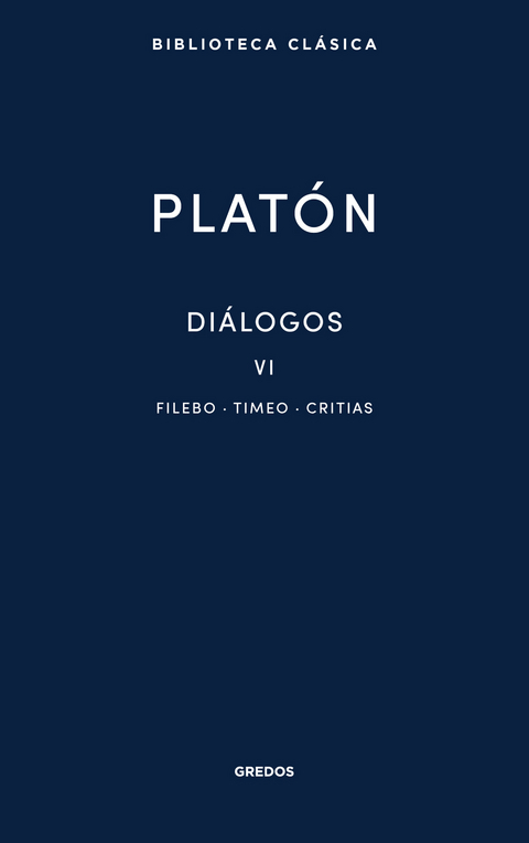 Di&aacute;logos VI -  Plat&oacute;n
