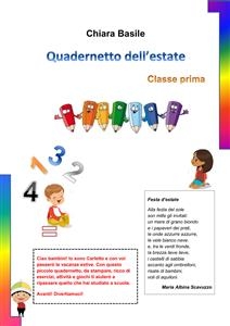 Quadernetto dell'estate - classe prima