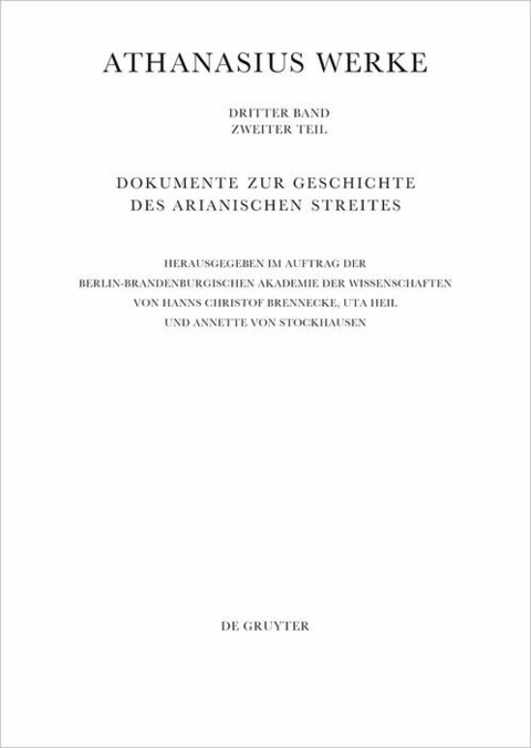 Die Entwicklungen in den Nachfolgestaaten des R&ouml;mischen Reiches bis zum Symbolum Quicumque - 