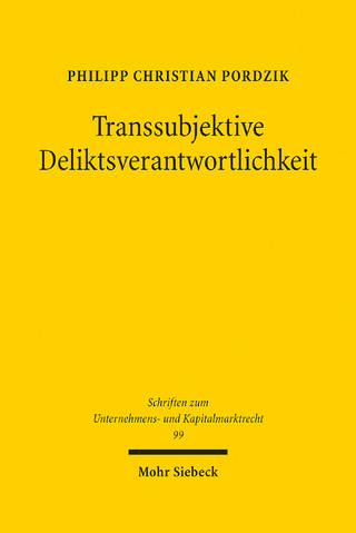 Transsubjektive Deliktsverantwortlichkeit