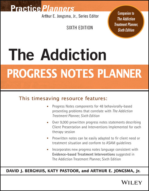 The Addiction Progress Notes Planner - 