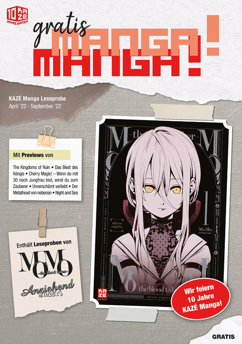 Manga! Manga! &ndash; KAZ&Eacute; Manga Preview &ndash; Fr&uuml;hjahr/Sommer 2022