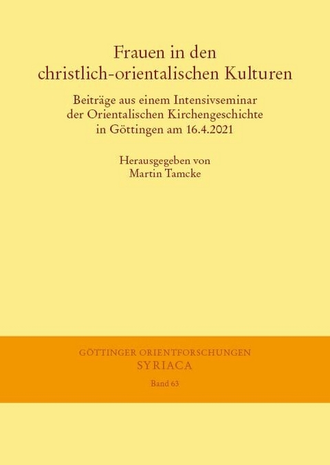 Frauen in den christlich-orientalischen Kulturen - 
