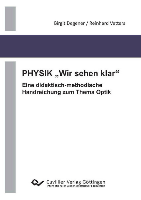 'Wir sehen klar' - -  Birgit Degener et. al