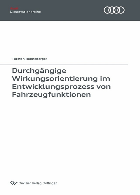Durchgängige Wirkungsorientierung im Entwicklungsprozess von Fahrzeugfunktionen -  Torsten Ronneberger