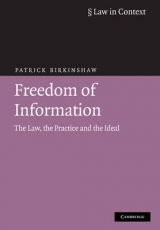Freedom of Information - Birkinshaw, Patrick