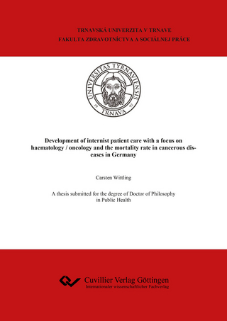 Development of internist patient care with a focus on haematology / oncology and the mortality rate in cancerous diseases in Germany