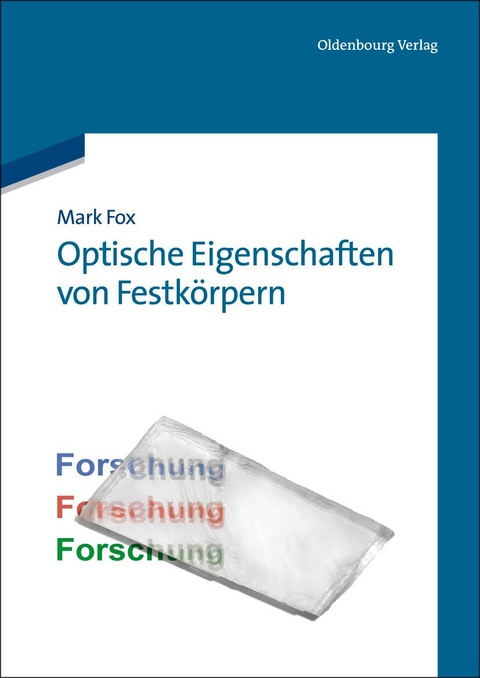 Optische Eigenschaften von Festk&ouml;rpern - Mark Fox
