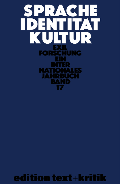 Sprache - Identit&auml;t - Kultur - 