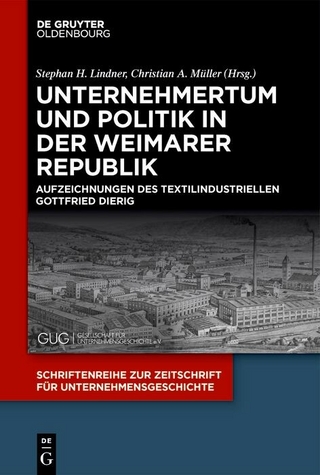Unternehmertum und Politik in der Weimarer Republik