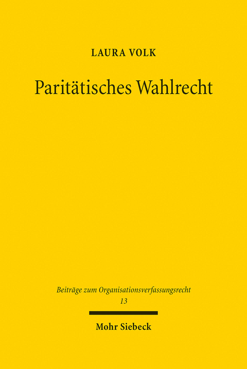 Parit&auml;tisches Wahlrecht -  Laura Volk