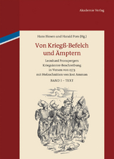 Von Krieg&szlig;-Befelch und &Auml;mptern - 