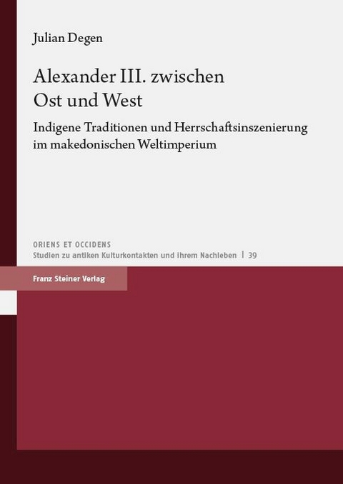 Alexander III. zwischen Ost und West -  Julian Degen