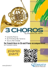 Piano accompaniment part: 3 Choros by Zequinha De Abreu for Eb Horn and Piano - Zequinha de Abreu