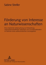 Foerderung von Interesse an Naturwissenschaften - Sabine Streller