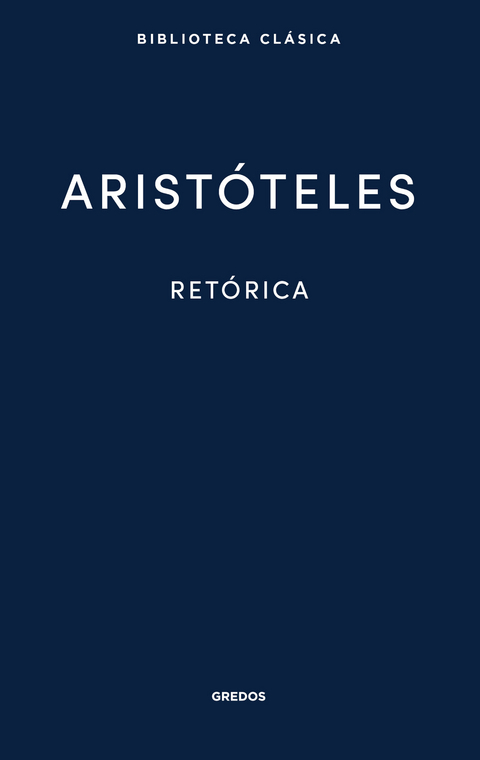 Ret&oacute;rica -  Arist&oacute;teles