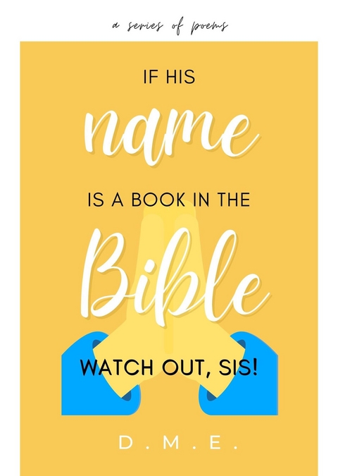 If His Name Is A Book In The Bible, Watch Out, Sis! - Delle Marianette Erracho