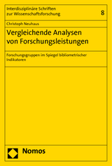Vergleichende Analysen von Forschungsleistungen - Christoph Neuhaus