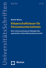 K&ouml;rperschaftsteuer f&uuml;r Personenunternehmen - Bertin Woerz