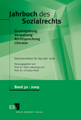 Jahrbuch des Sozialrechts (der Gegenwart). Gesetzgebung - Verwaltung... / Jahrbuch des Sozialrechts - - Dokumentation f&uuml;r das Jahr 2008 - 