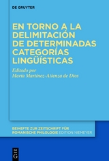 En torno a la delimitaci&oacute;n de determinadas categor&iacute;as ling&uuml;&iacute;sticas - 