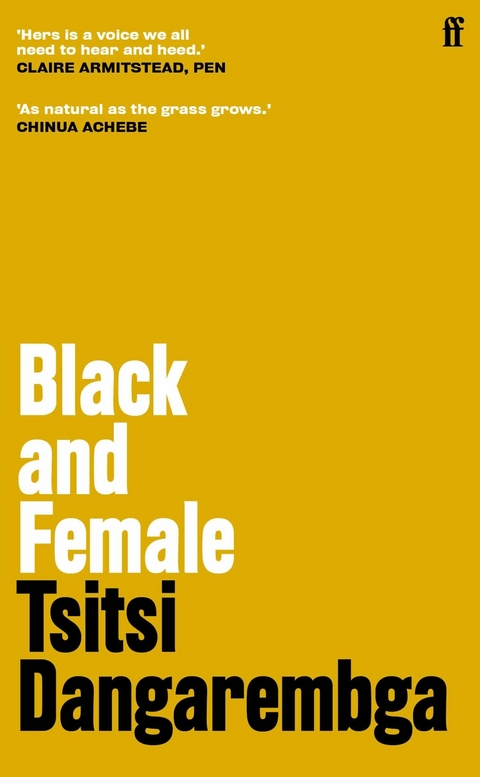 Black and Female -  Tsitsi Dangarembga