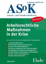ASoK-Spezial Arbeitsrechtliche Ma&szlig;nahmen in der Krise - Franz Schrank, Thomas Rauch