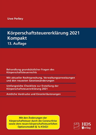 Körperschaftsteuererklärung 2021 Kompakt