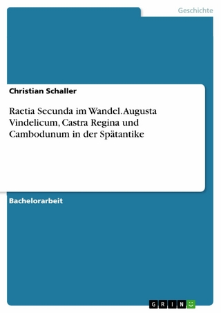 Raetia Secunda im Wandel. Augusta Vindelicum, Castra Regina und Cambodunum in der Spätantike