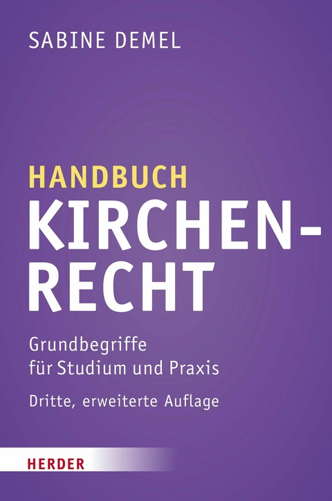 Handbuch Kirchenrecht -  Sabine Demel