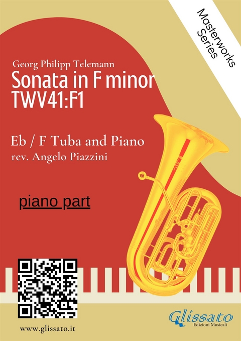 (piano part) Sonata in F minor- Eb/F Tuba and Piano - Georg Philipp Telemann, Angelo Piazzini