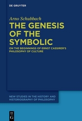 The Genesis of the Symbolic - Arno Schubbach