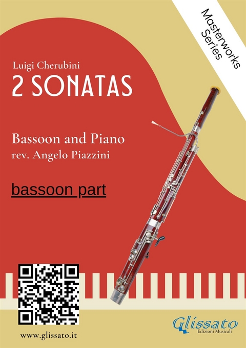 (bassoon part) 2 Sonatas by Cherubini - Bassoon and Piano - Luigi Cherubini, Angelo Piazzini