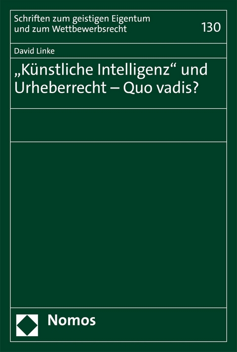 "K&uuml;nstliche Intelligenz" und Urheberrecht - Quo vadis? - David Linke
