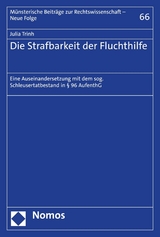 Die Strafbarkeit der Fluchthilfe - Julia Trinh
